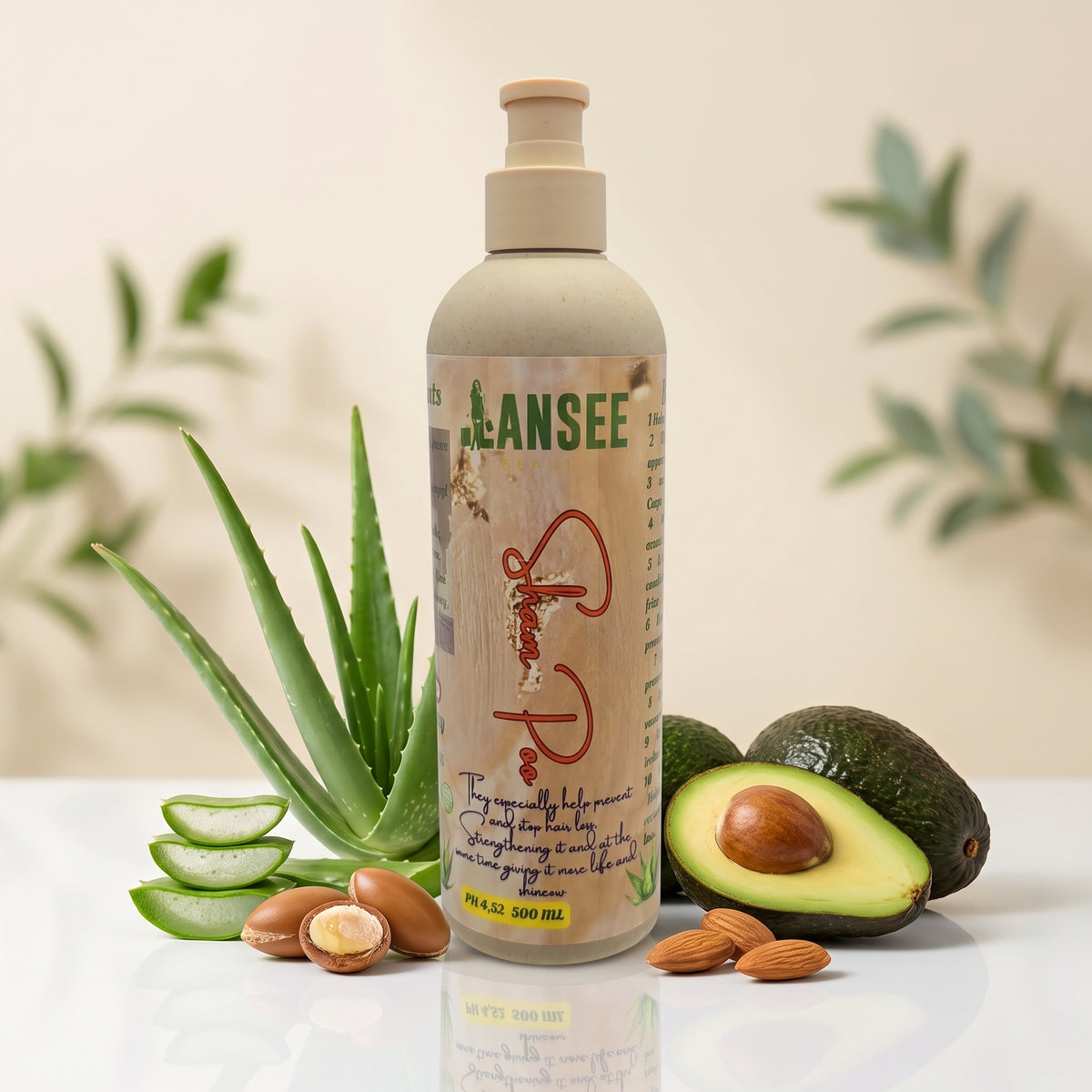 LANSEE BEAUTY – Herbal Shampoo Strengthening