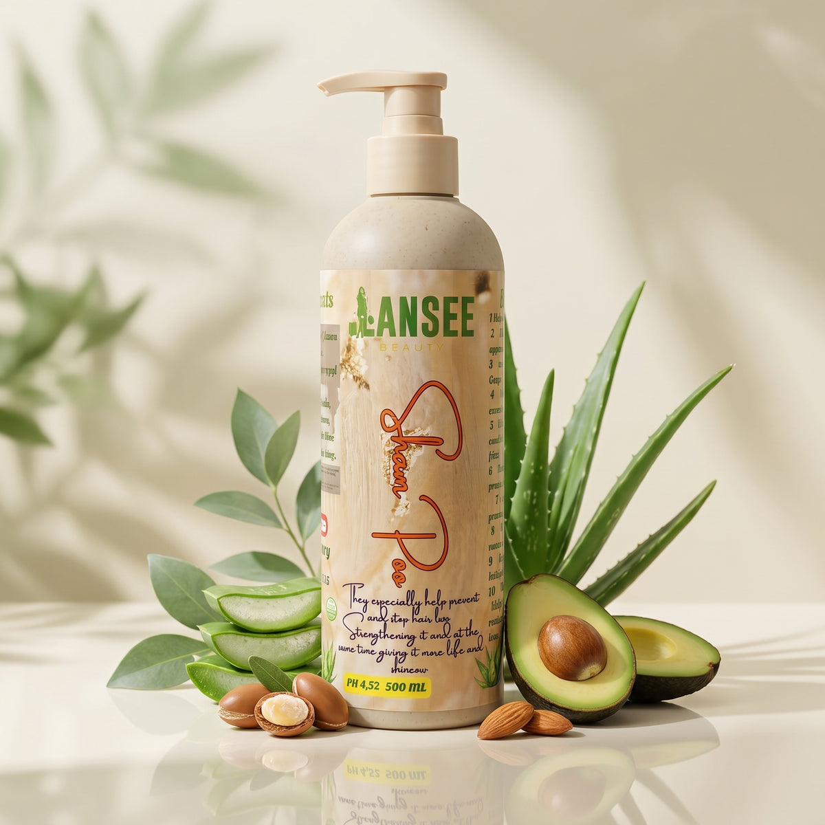 LANSEE BEAUTY – Herbal Shampoo Strengthening