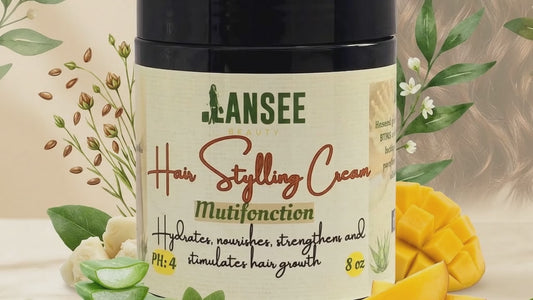 – Hydrating Styling Cream 
Deep hydration for soft, manageable, and naturally beautiful hair. Perfect for dry, tangled, or hard-to-style hair.