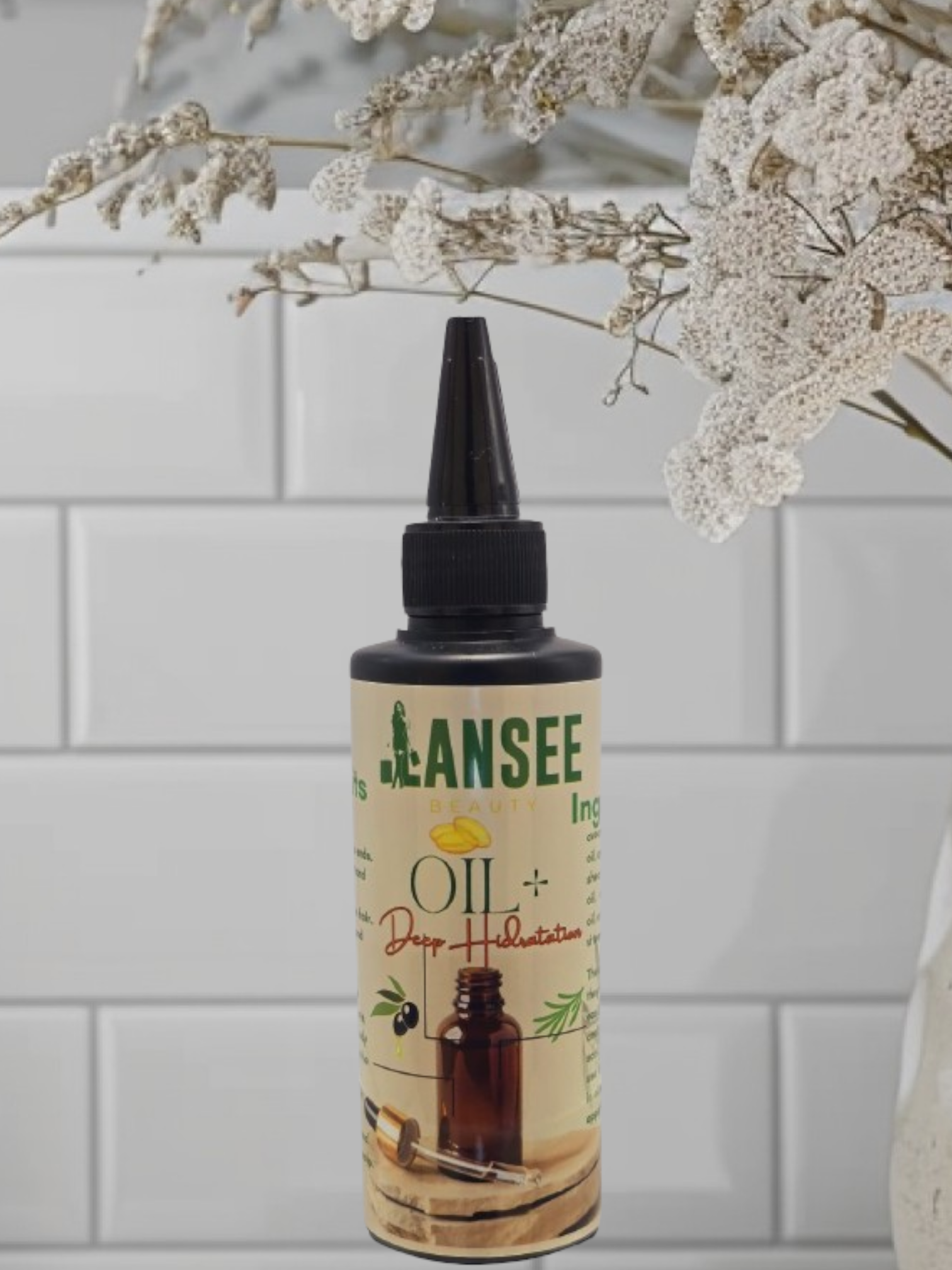 LANSEE Beauty Hair Oil – Clean beauty formula for soft, smooth and manageable hair.