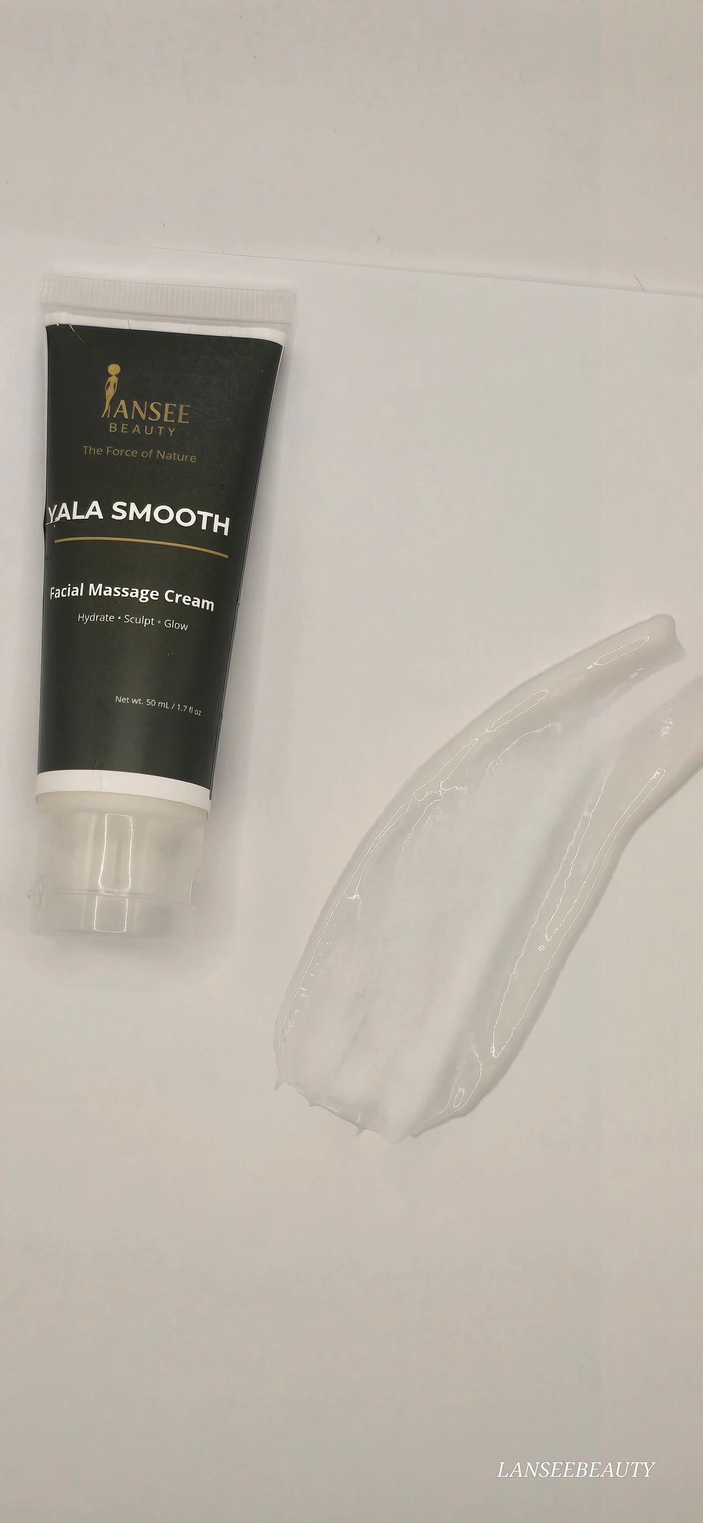 LANSEE BEAUTY YALA Smooth – Hydrating Facial Massage Cream with Hyaluronic Acid & Vitamin E