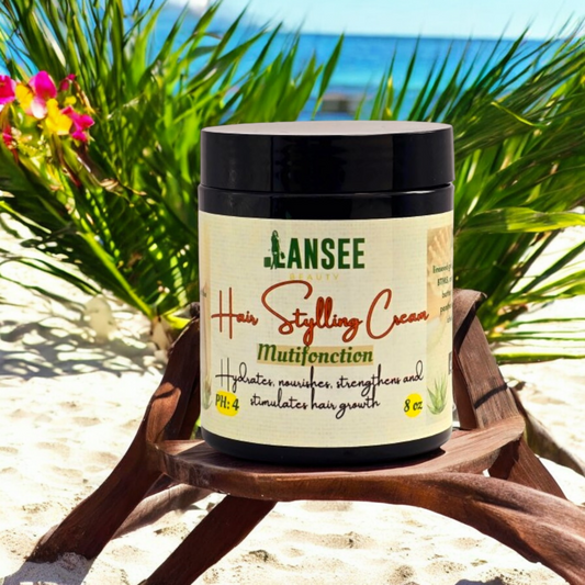 – Hydrating Styling Cream 
Deep hydration for soft, manageable, and naturally beautiful hair. Perfect for dry, tangled, or hard-to-style hair.