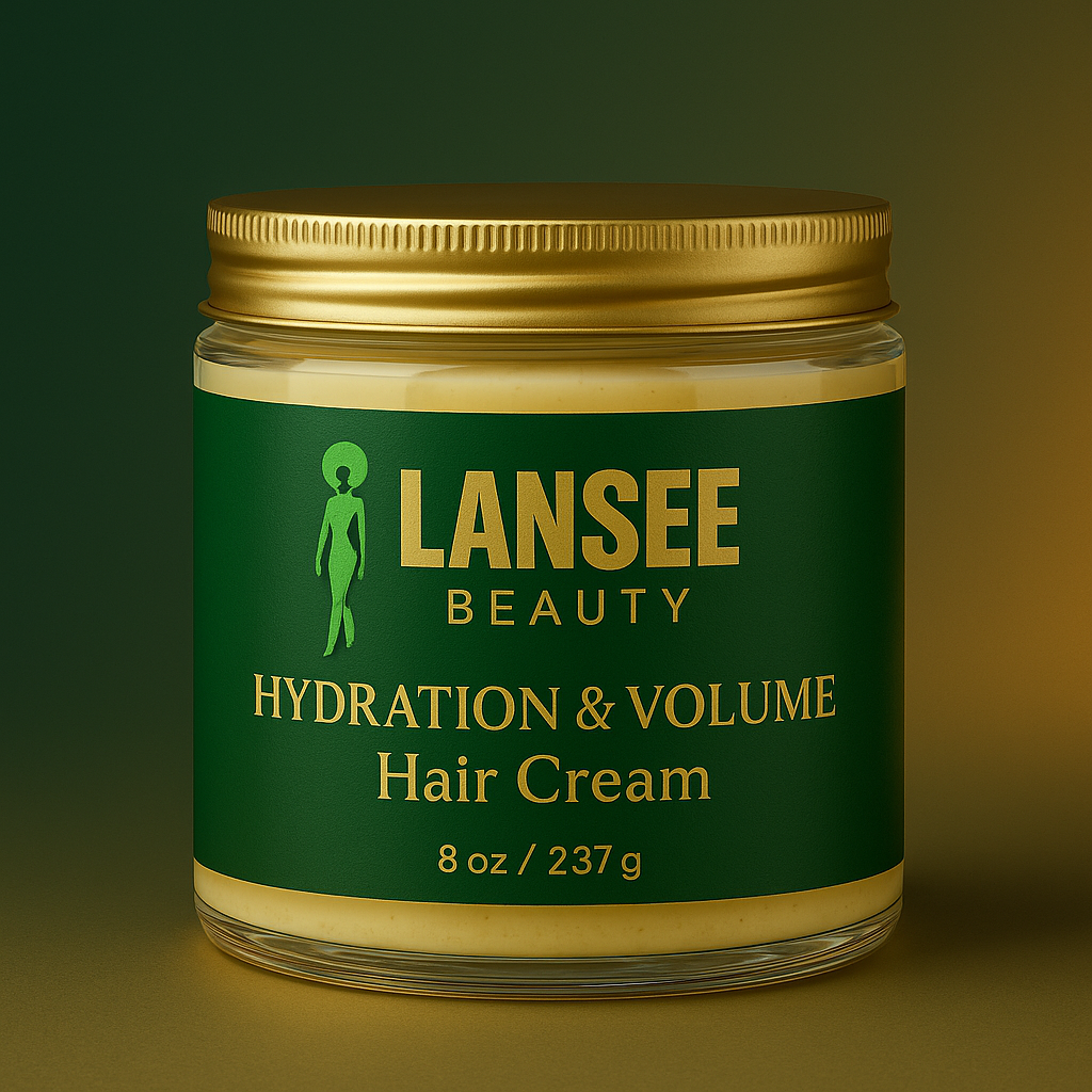 – Hydrating Styling Cream 
Deep hydration for soft, manageable, and naturally beautiful hair. Perfect for dry, tangled, or hard-to-style hair.