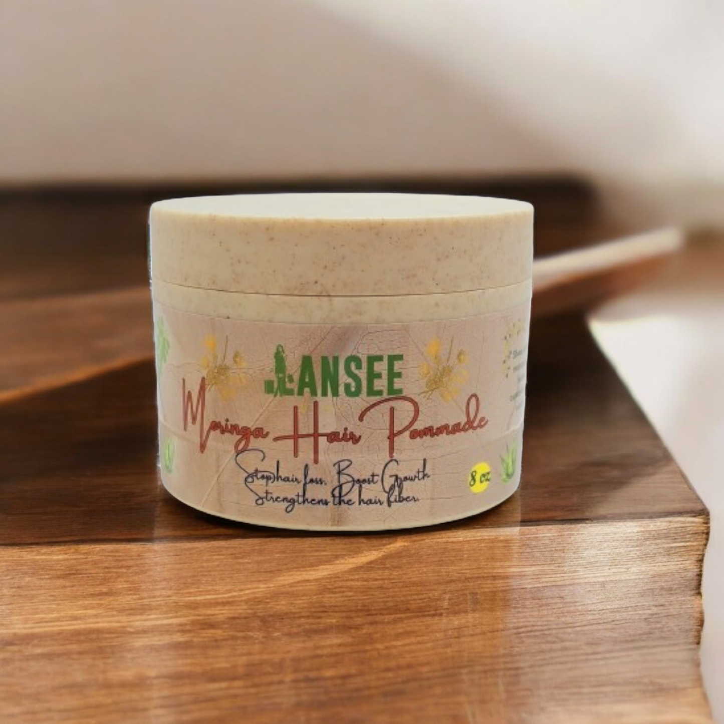 LANSEE Beauty – Nourishing Botanical Hair Pomade (8 oz)
Moringa • Natural Butters • Shine & Softness